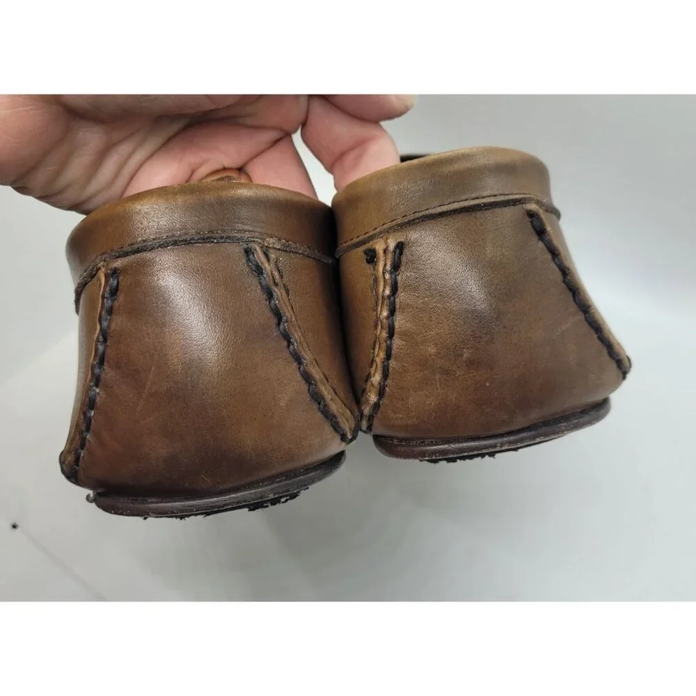 Allen Edmonds Mens Brown Leather Loafers Size 9D - Picture 7 of 7
